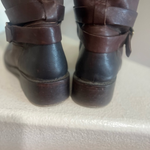 Vintage Foundry Co. Women's 10 Philippa mid-calf leather boots chocolate brown - Picture 8 of 16
